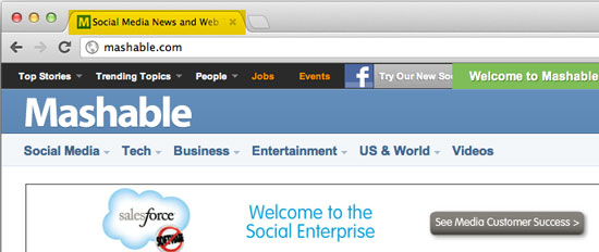 Optimizing Page Titles for Search - Location of Page Title on Page