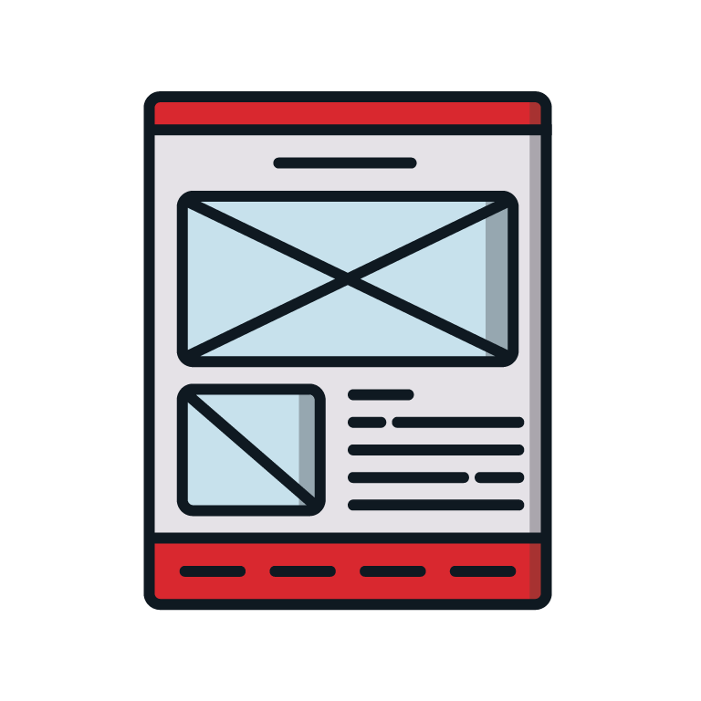Website Design Wireframes Icon