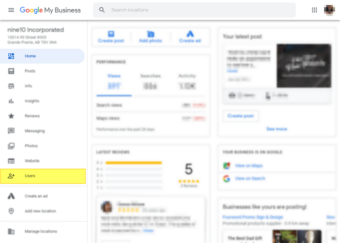 Click Users in Side Menu