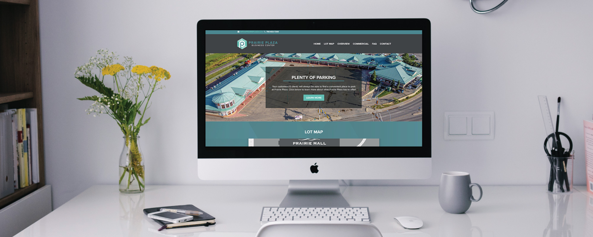 prairie plaza nine10 portfolio graphics page title